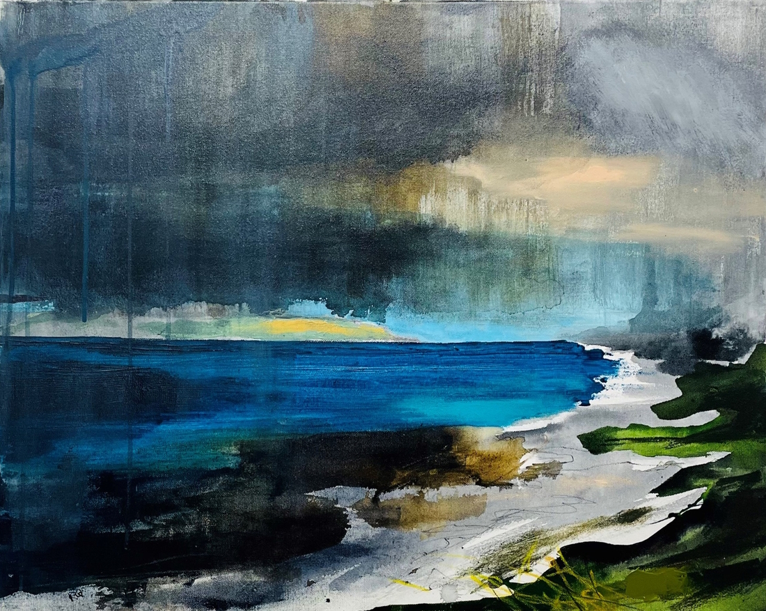 'Balcary Bay' by artist Ruth Gillbanks